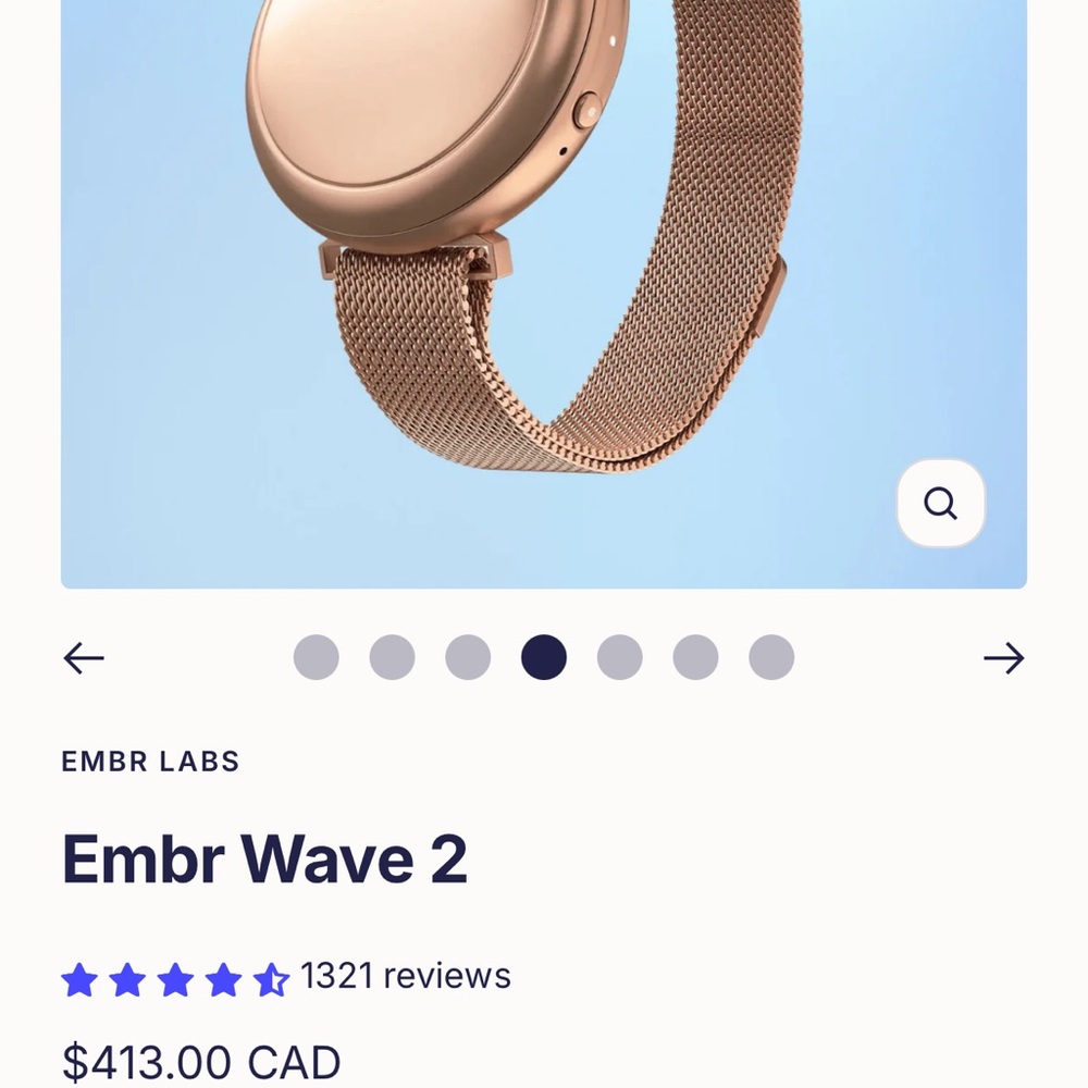 Embr Wave 2 Personal thermostat
